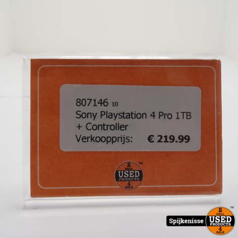 Sony Playstation 4 Pro 1TB *807146*