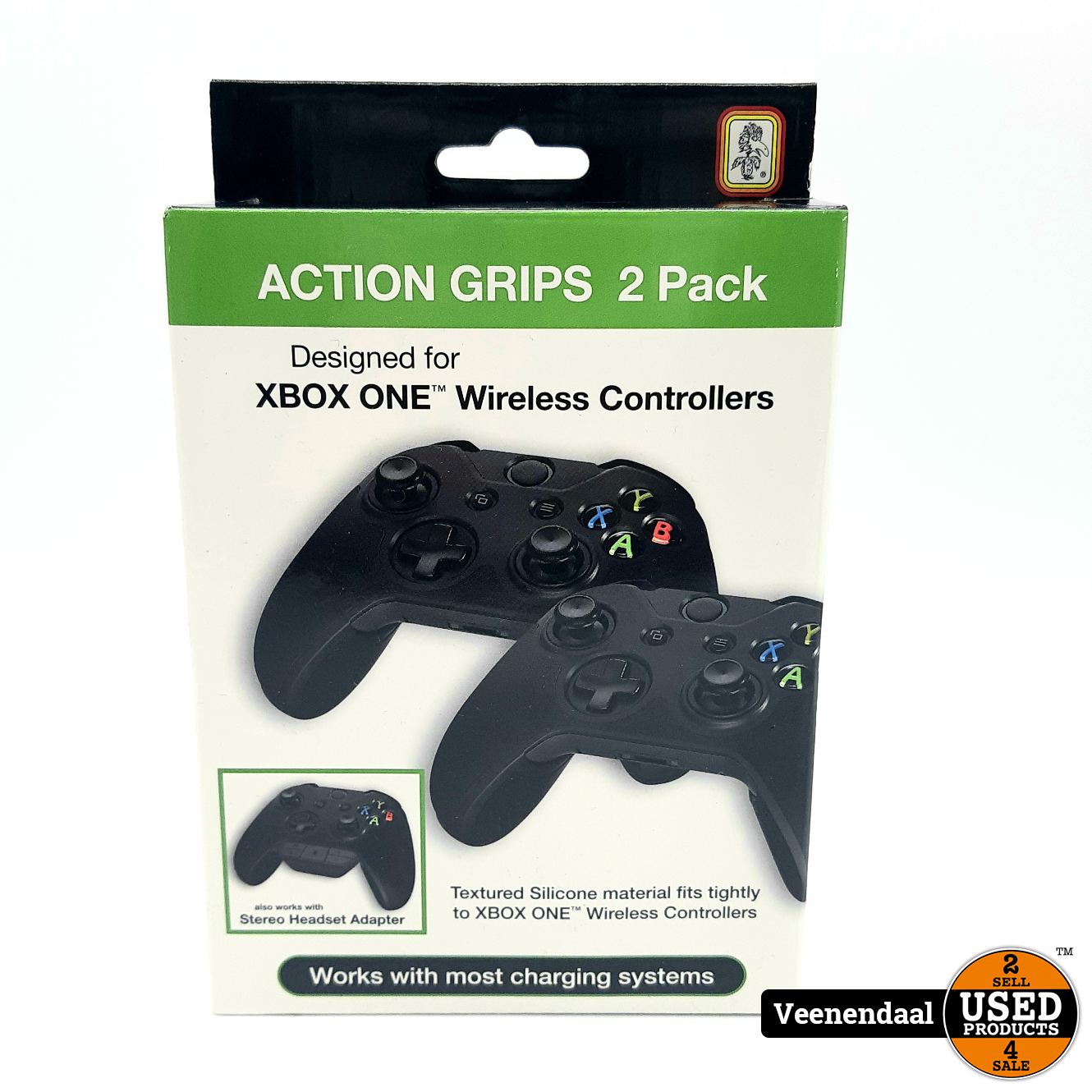 xbox one Xbox One Grip 2 Pack Zwart - Nieuw In Doos - Used Products Veenendaal