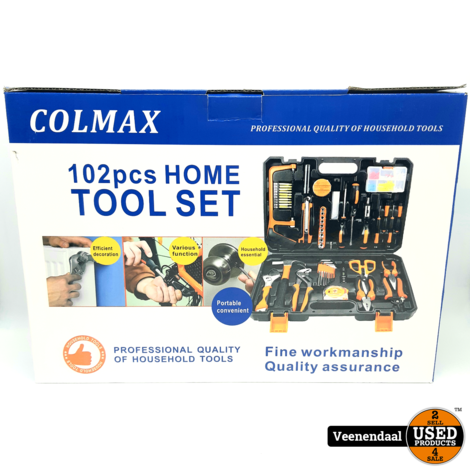 Colmax 102Pcs Home Toolset - Nieuw