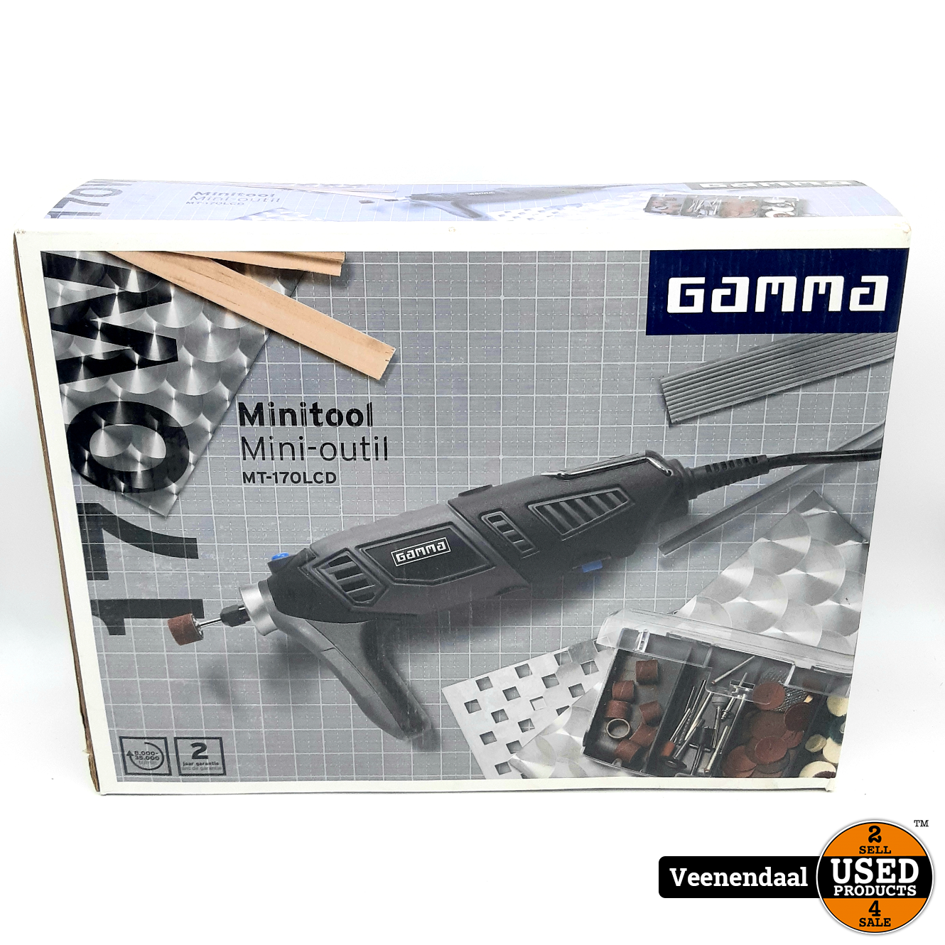 Gamma GAMMA minitool MT-170LCD + koffer en 60 - - Used Products Veenendaal