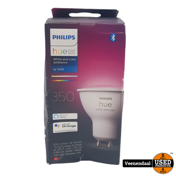 Snel Onaangeroerd donderdag Philips GU10 White Hue - NIEUW - Used Products Veenendaal
