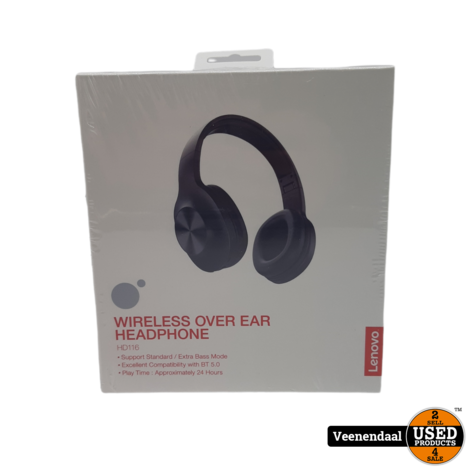 Lenovo HD116 Wireless Over Ear Headphones - NIEUW