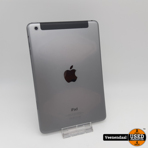 iPad Mini 1 16GB Space Gray Wifi + Cellular in Goede Staat