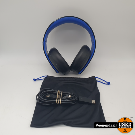 Playstation 4 Gold Headset Compleet in Nette Staat