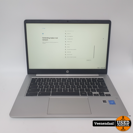 HP Chromebook 14a-na0416nd Laptop - Intel Core N4020 4GB RAM 64GB SSD Chrome OS