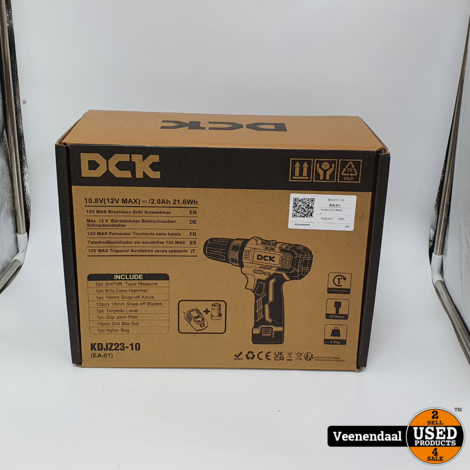DCK KDJZ23-10 Brushless Boor/Schroevendraaier Nieuw in Seal