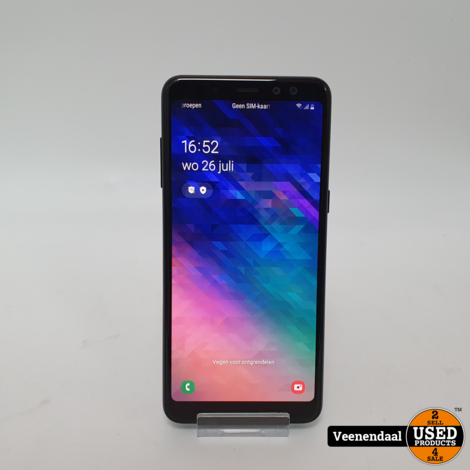 Samsung Galaxy A8 32GB Phantom Black in Zeer Nette Staat