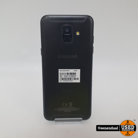 Samsung Galaxy A6 32GB Black in Zeer Nette Staat