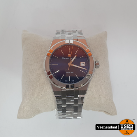 Maurice Lacroix AI1108-SS002-430-1 Heren Horloge - Quartz, 40mm Compleet in Doos Nieuw in Stickers