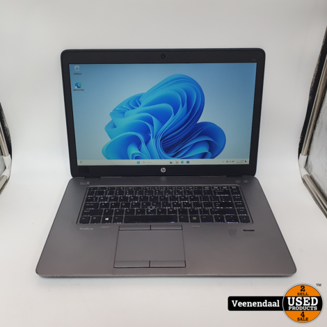 HP EliteBook 850 G2 15,6 Inch Laptop - Intel Core i7-6660U 8GB RAM 128GB SSD W11