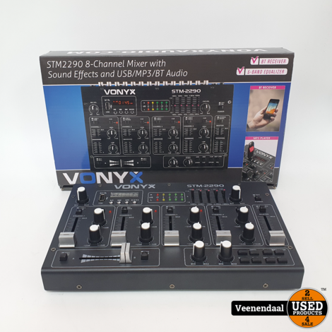 Vonyx STM-2290 DJ Mixer Compleet in Doos in Zeer Nette Staat