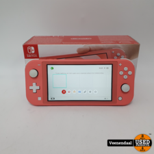 Nintendo Switch Lite Roze Compleet in Doos in Zeer Nette Staat