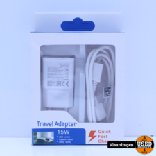 Snel-lader plus Micro USB - Kabel  - Nieuw in doos -