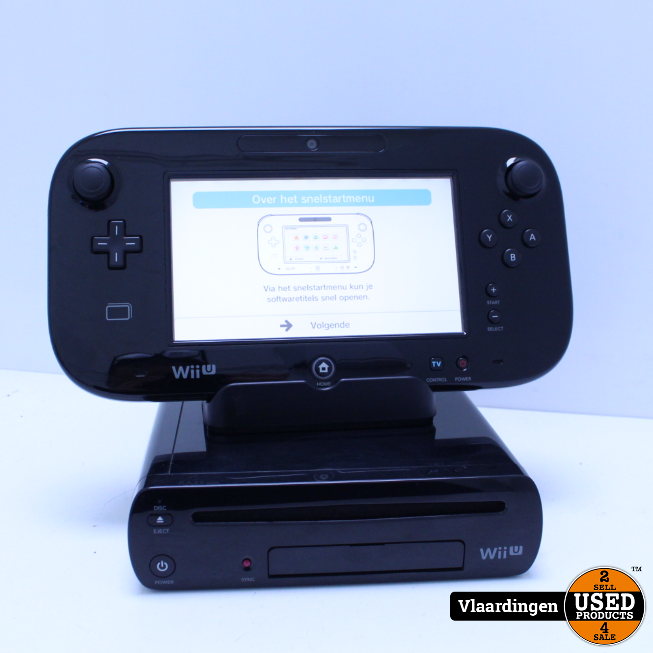 manager medley anders Nintendo Wii U Zwart 32GB - In goede staat - Met Garantie - - Used Products  Vlaardingen