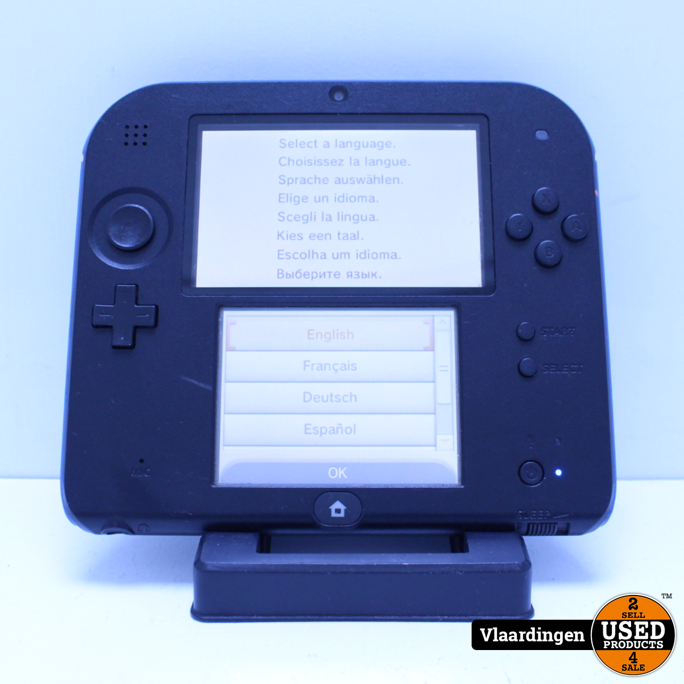 buste kop textuur Nintendo 2DS Blauw - In nette staat - Met Garantie - - Used Products  Vlaardingen