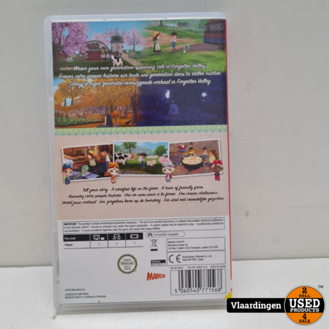Nintendo Switch Game: Story of Seasons  A Wonderful Life - In Goede Staat -