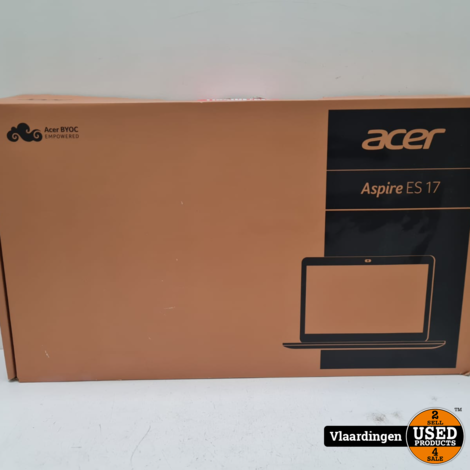 Acer Aspire ES17 - Win 10 - Intel Celeron - 4GB - 256GB SSD - In Goede Staat - Met Garantie -