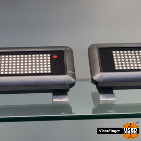 LED Tekstbalk Set van twee - Incl Afstandsbediening -