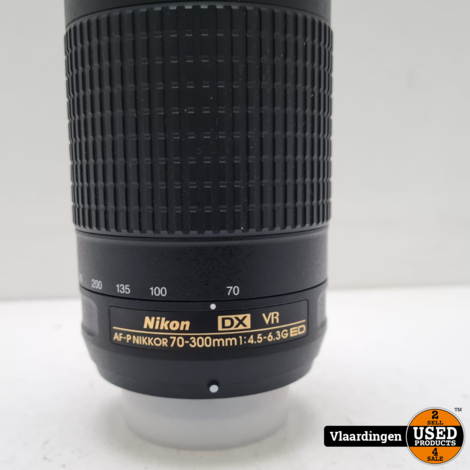 Nikon 70-300mm 1:4.5-6.3 ED DX VR lens/objectief  - In Goede Staat -