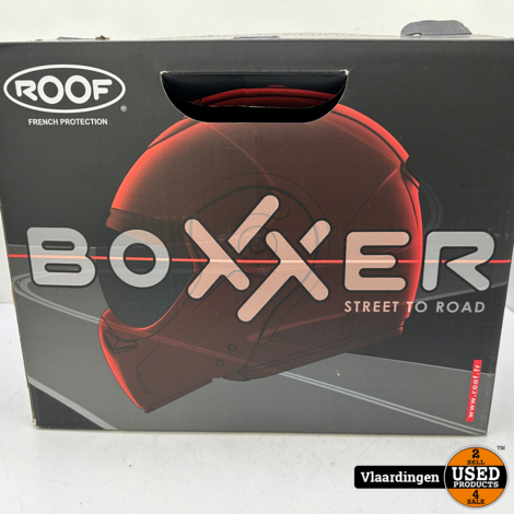 Roof Boxxer R09 Helm Maat XL/61 Black Orange | Nieuw uit Doos |