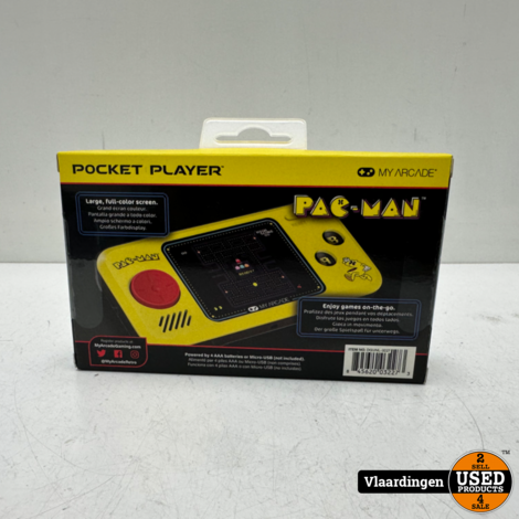 Pocket Player Pac-Man | Nieuw In Doos | Met Garantie