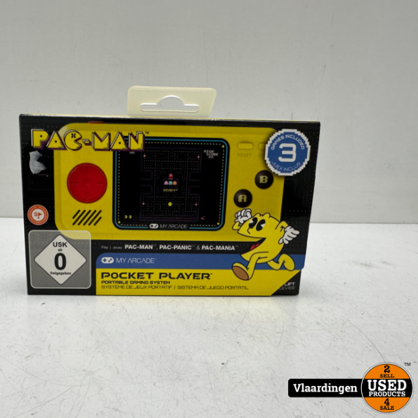 Pocket Player Pac-Man | Nieuw In Doos | Met Garantie