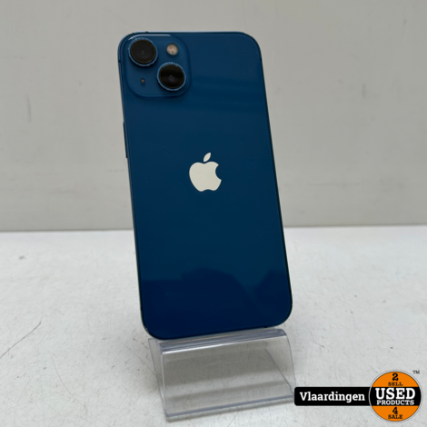 Iphone 13 128GB Blauw Accu 87% - Gebruikt staat - Met Garantie