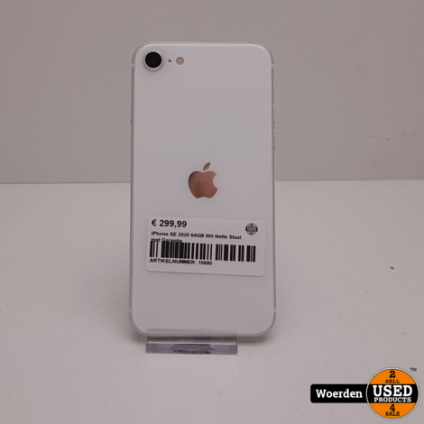 iPhone SE 2020 64GB Wit Nette Staat met Garantie