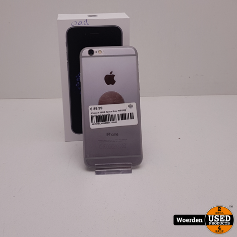 iPhone 6 16GB Space Grey NIEUWE ACCU met Garantie
