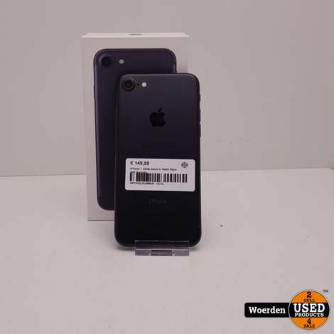 iPhone 7 32GB Zwart in Nette Staat met Garantie