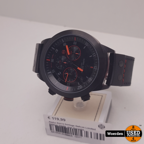 Alpha Sierra horloge Defcon Limited Edition ZGAN  met Garantie