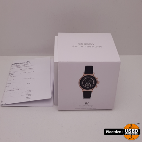 Michael Kors MKT5069 Smartwatch Goud Nette Staat +BON  met Garantie