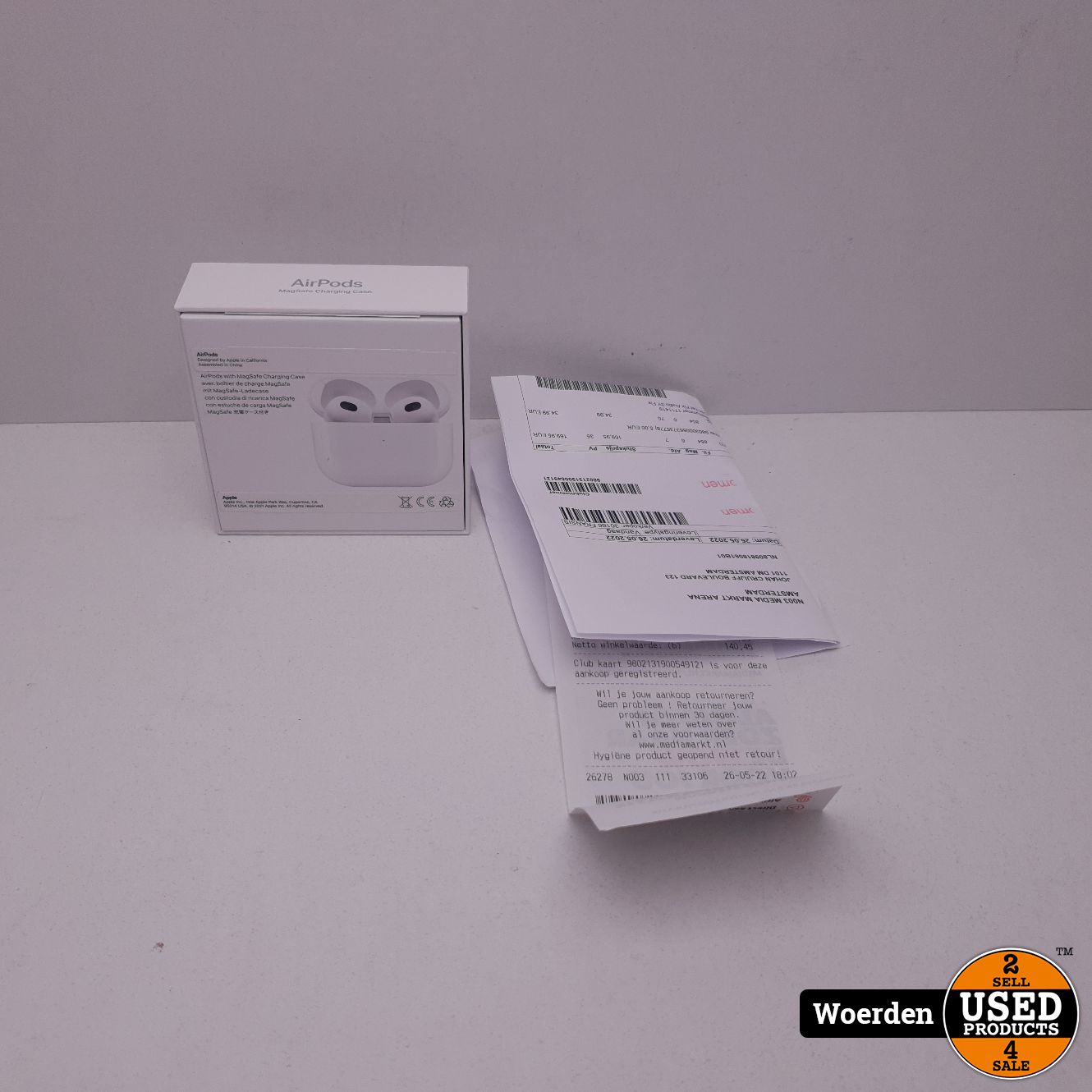Airpods Generatie 3 2 Weken Oud + BON en verzekering - Used Products Woerden