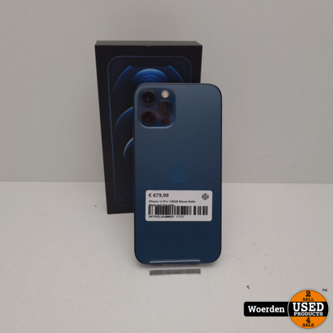 iPhone 12 Pro 128GB Blauw Nette Staat met Garantie