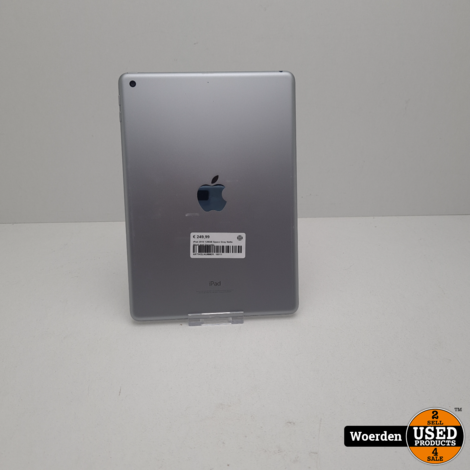 iPad 2018 128GB Space Gray Nette Staat met Garantie