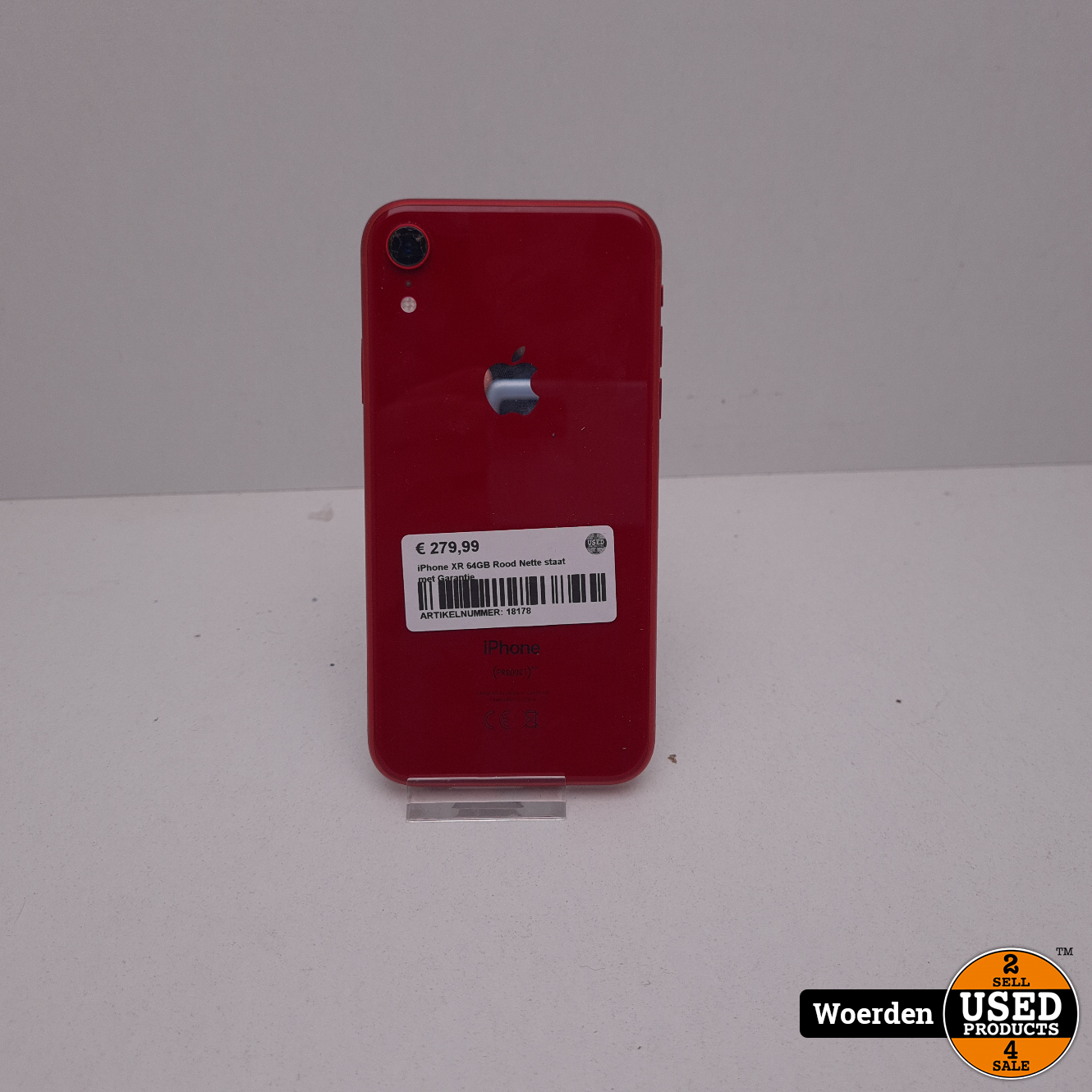 sticker Touhou vinger iPhone XR 64GB Rood Nette staat met Garantie - Used Products Woerden
