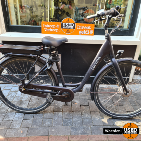 Cortina Yoya electrische fiets Zwart Incl. Lader met Garantie