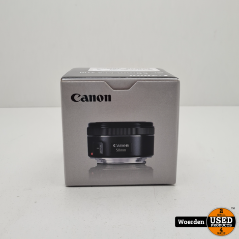 Canon EF 50mm f/1.8 STM Lens | Zwart | NIEUW Met Garantie