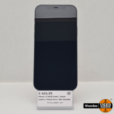 Apple iPhone 12 64GB Zwart | Nieuw scherm | Nieuw Accu | Met Garantie