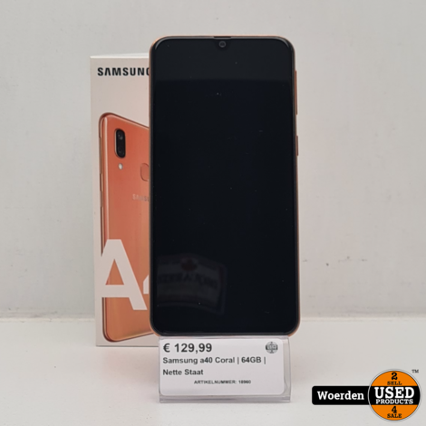 Samsung a40 Coral | 64GB | Nette Staat