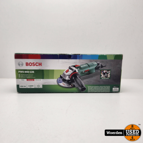 Bosch haakse slijper PWS 850-125