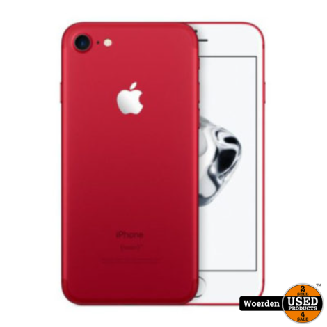 Apple iPhone 7 Rood | 128GB | Nieuwe accu Met Garantie