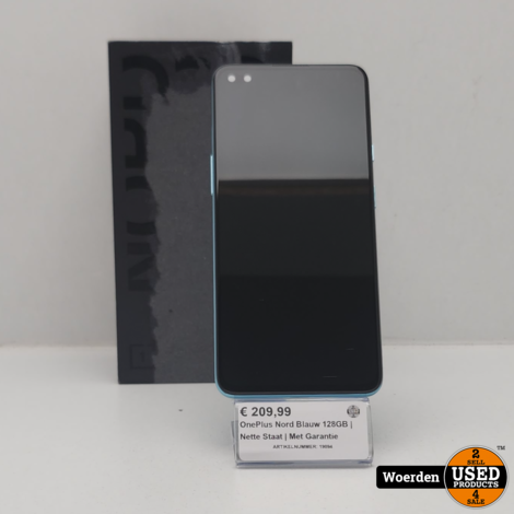 OnePlus Nord Blauw 128GB | Nette Staat | Met Garantie