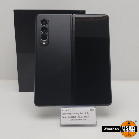 Samsung Galaxy Fold 3 5g Zwart | 256GB | Nette Staat