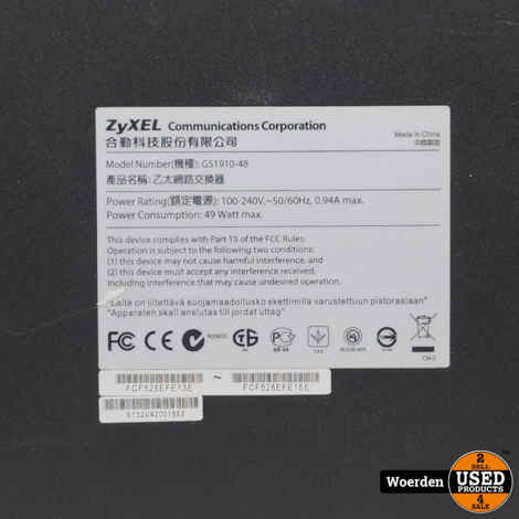 Switch ZyXEL GS1900-48 | 100 Gbit/s