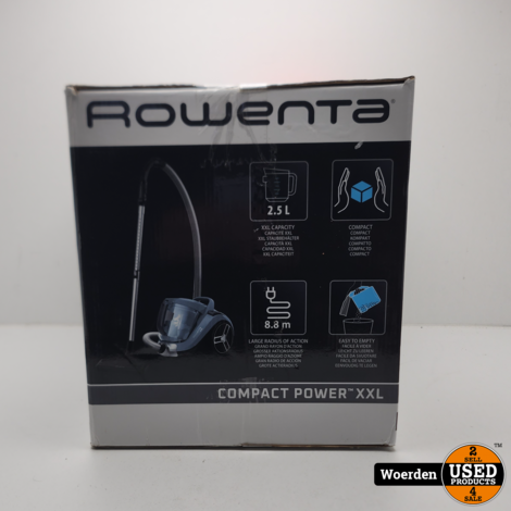 Rowenta Compact Power XXL Stofzuiger zonder zak 