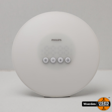 Philips wekker Wake-up Light | HF3500/01 | Nette Staat