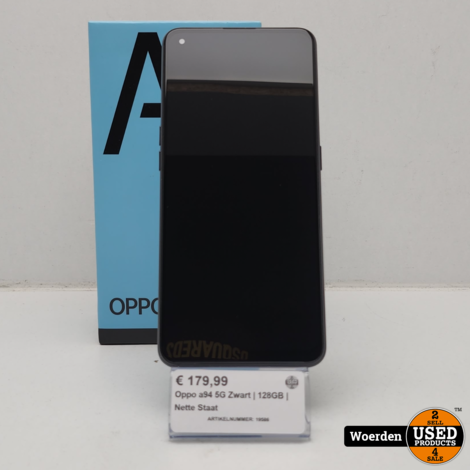 Oppo a94 5G Zwart | 128GB | Gebruikte Staat