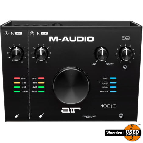 M Audio | M-Audio AIR 192|6 audio interface | Met Garantie