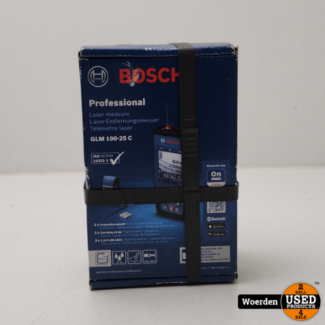 Bosch Professional GLM 100-25 C Laser afstandmeter | Meetbereik 100 m | Nieuw in doos